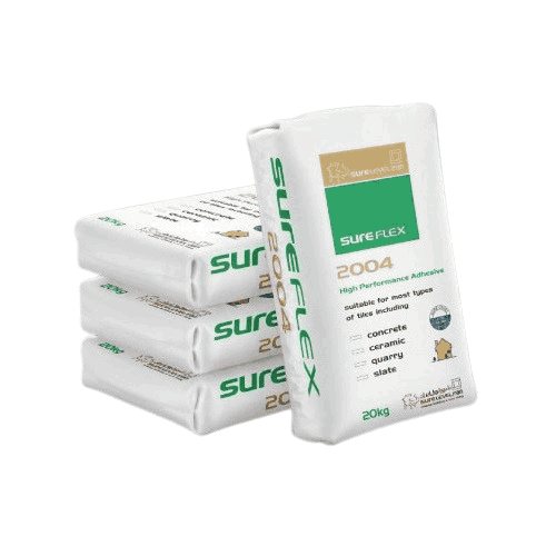 چسب کاشی و سرامیک پرسلان پودری 2004 Sure Flex چسب کاشی و سرامیک پودری 2004