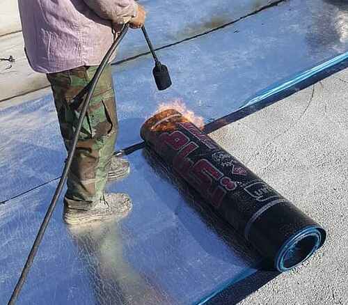 آب بندی پشت بام با ایزوگام-decomallnovin